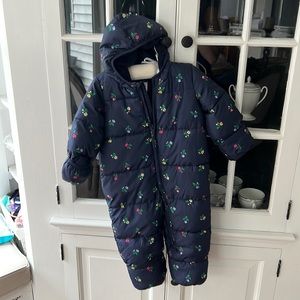 Baby girl snow suit
